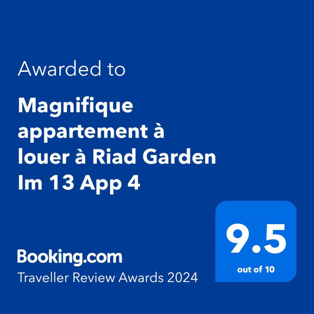 Magnifique Appartement A Riad Garden Marrakesh Exterior photo